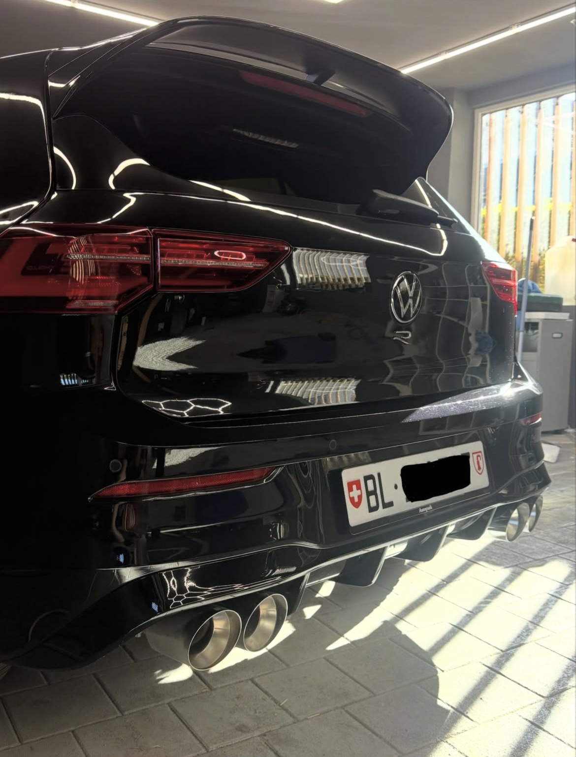 VW Golf 8 R – Heckansicht
